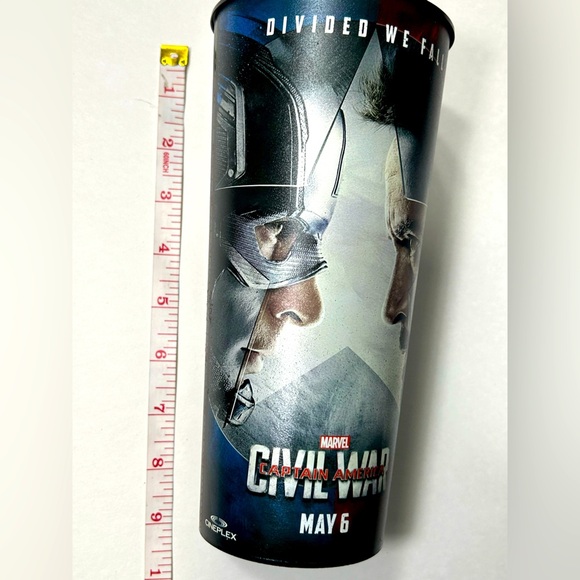 Marvel x The Avengers - Captain America Civil War 9” Plastic Collectible Cup 🇺🇸 - Picture 6 of 8